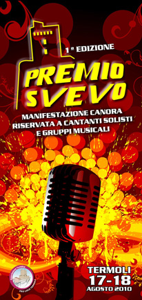 "Premio Svevo" concorso canoro riservati a cantanti solisti e Gruppi musicali